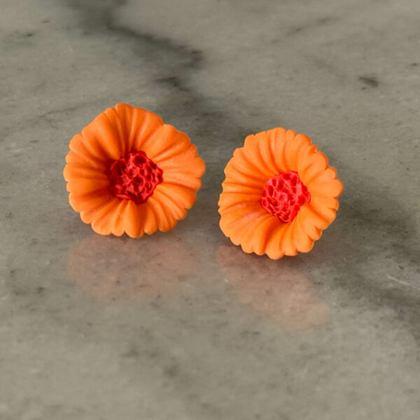 Daisy Stud - Orange