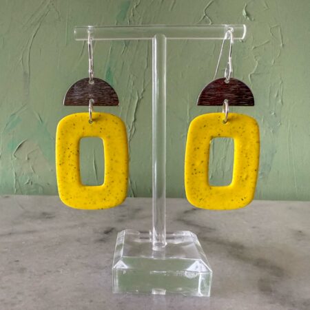 Mood Dangles - Yellow Speck