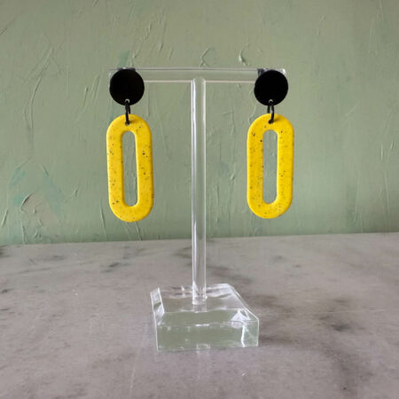 Mood Skinny Dangles - Yellow Speck