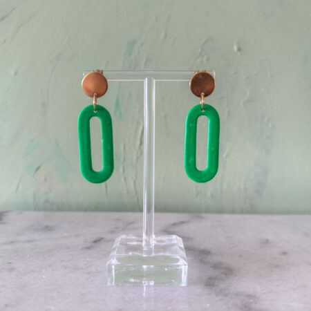 Mood Skinny Dangles - Emerald Green